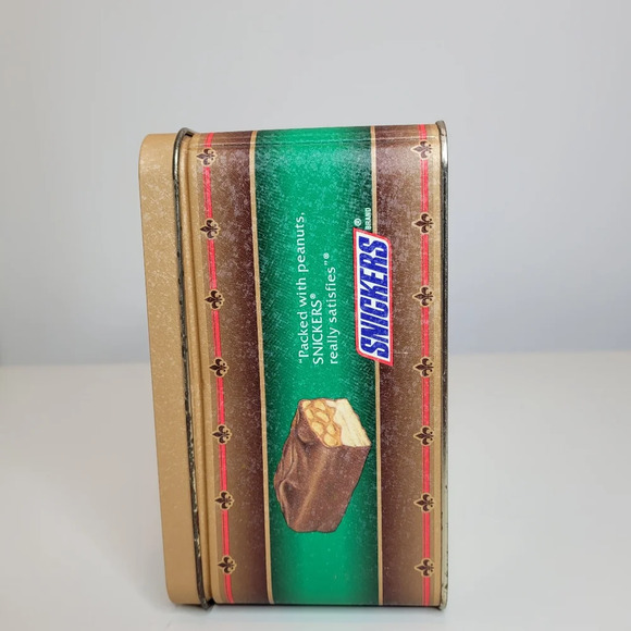 1994 Norman Rockwell Santa Claus Christmas Snickers Tin - Picture 2 of 10